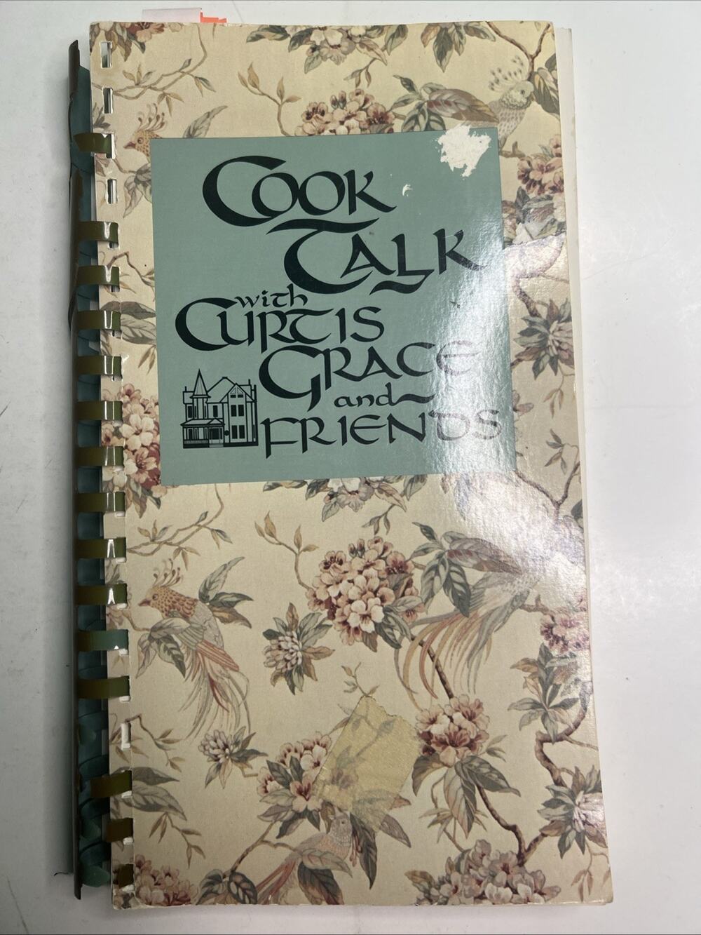 Cook Talk w/ Curtis Grace & Friends Cookbook Paducah KY Signed Spine Damage